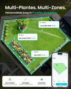Système d’irrigation intelligent IrriSense 2 Multi-Zones Contrôle par Application Capteur de Pluie Jusqu’à 446 m²