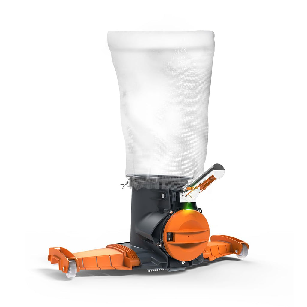 Aspirateur de Piscine Électrique Rechargeable EV104CBX avec Brosses Amovibles LED et Démarrage Automatique