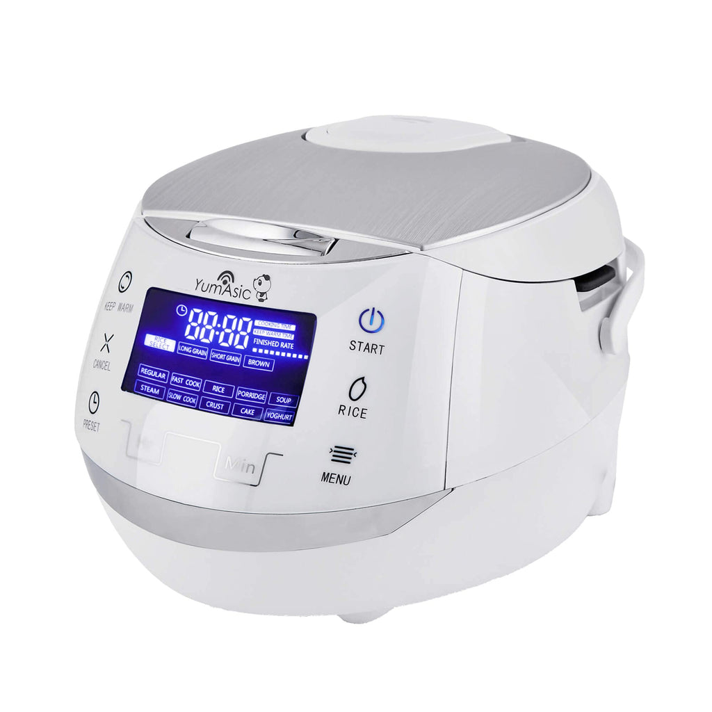 Cuiseur à riz multifonction Sakura 860 W avec bol céramique 1,5 L logique floue avancée 6 programmes riz et écran LED