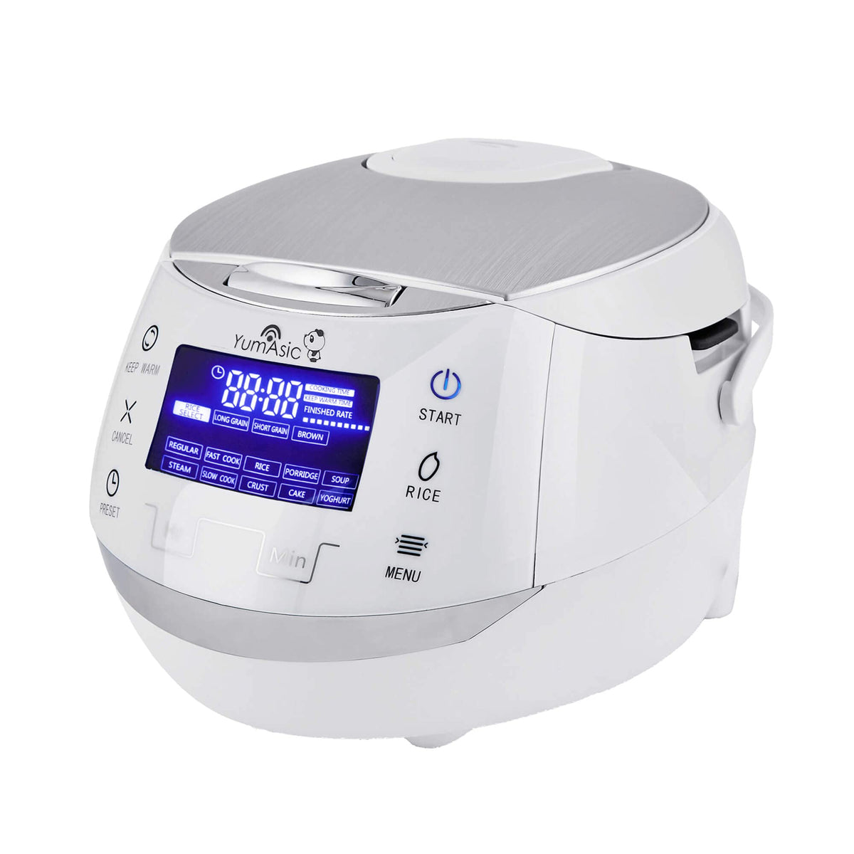 Cuiseur à riz multifonction Sakura 860 W avec bol céramique 1,5 L logique floue avancée 6 programmes riz et écran LED