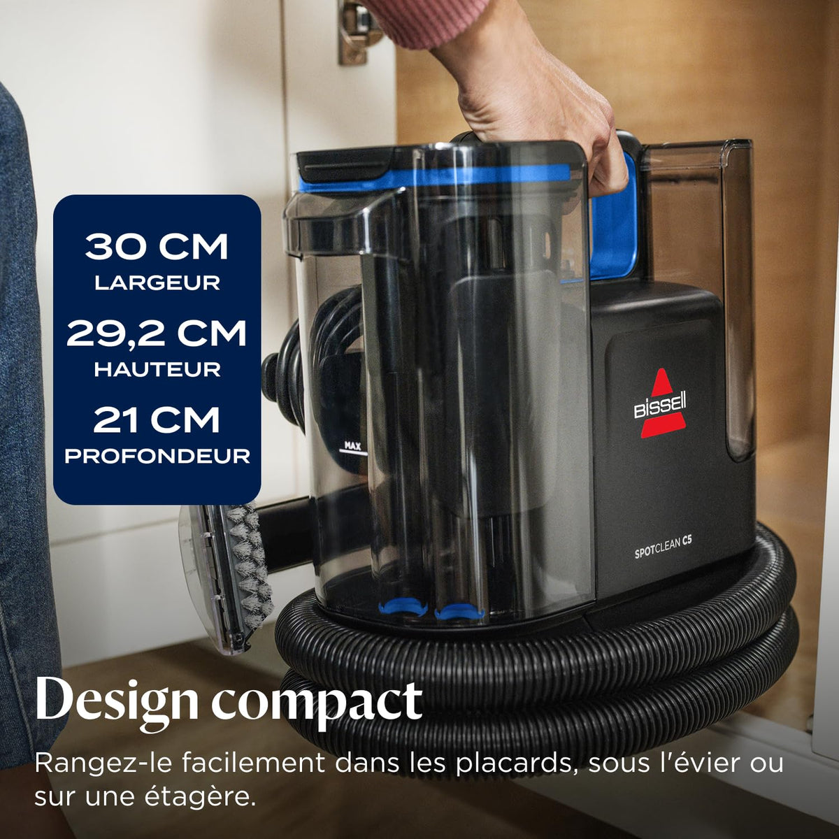 Nettoyeur injecteur extracteur SpotClean C5 3861N 400W surfaces textiles tapis moquettes meubles voiture