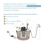 Piège à moustiques électrique Capture continue avec BG-Sweetscent Kit BG-Booster CO2 Ventilateur 4 W