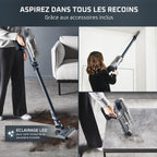 Aspirateur balai sans fil multifonction X-Pert6.60 RH6836EO 100W batterie 18V autonomie 45 minutes filtre et bac à poussière