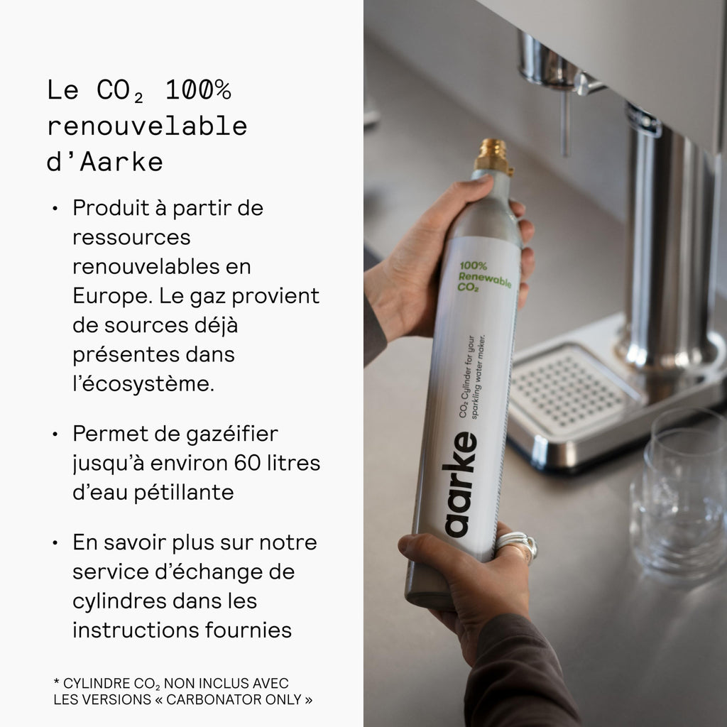 Machine à soda Carbonator 3 avec bouteille d'eau finition acier inoxydable système de gazéification manuelle