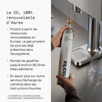 Machine à soda Carbonator 3 avec bouteille d'eau finition acier inoxydable système de gazéification manuelle