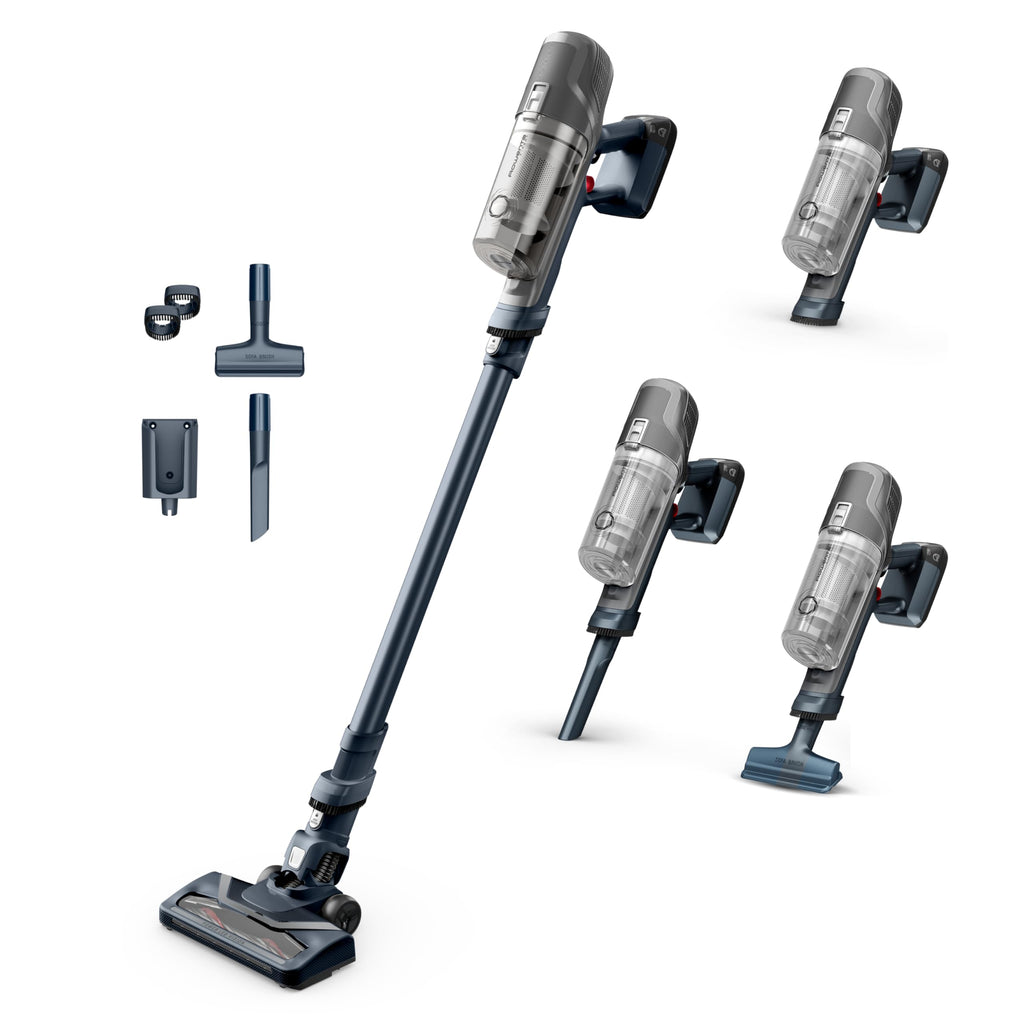 Aspirateur balai sans fil multifonction X-Pert6.60 RH6836EO 100W batterie 18V autonomie 45 minutes filtre et bac à poussière