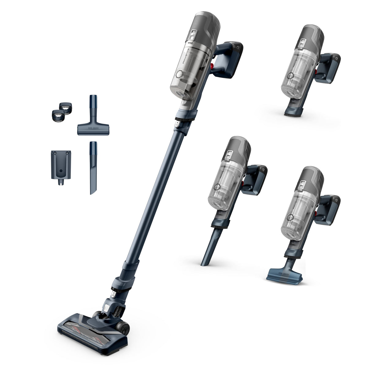 Aspirateur balai sans fil multifonction X-Pert6.60 RH6836EO 100W batterie 18V autonomie 45 minutes filtre et bac à poussière