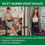 Ceinture d’Électrostimulation Abdominale EMS Rechargeable 15 Programmes 99 Niveaux d’Intensité Sans Fil USB Tour de Taille jusqu’à 120 cm