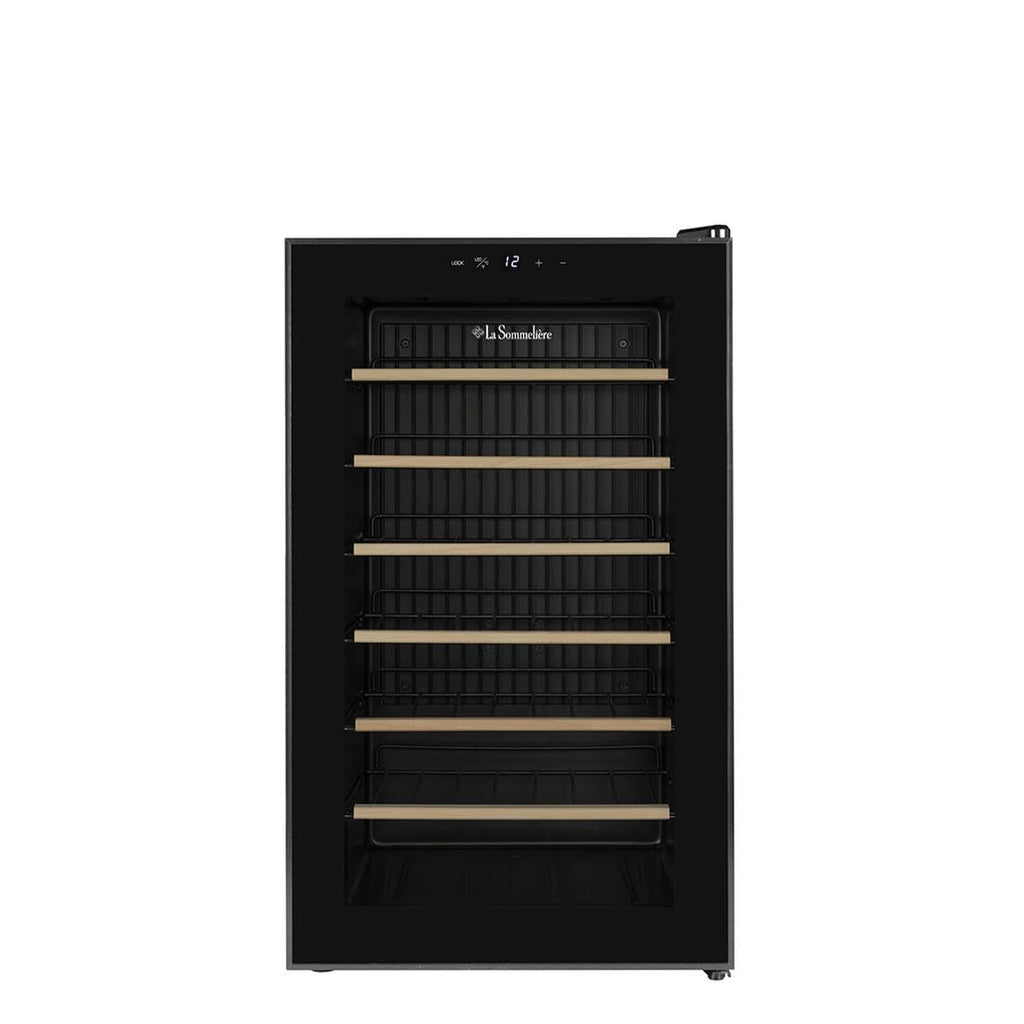Cave à vin hybride 28SILENCE 28 bouteilles température réglable porte vitrée éclairage LED classe énergétique F