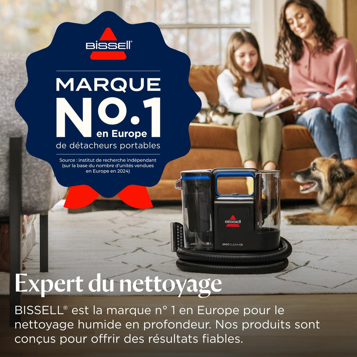 Nettoyeur injecteur extracteur SpotClean C5 3861N 400W surfaces textiles tapis moquettes meubles voiture
