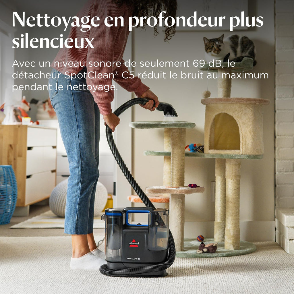 Nettoyeur injecteur extracteur SpotClean C5 3861N 400W surfaces textiles tapis moquettes meubles voiture