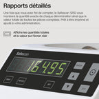 Euro coin counter and sorter 1250 coin counting machine with denomination sorting and batch processing