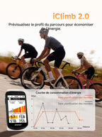 Compteur Vélo GPS BSC500 Navigation Carte Écran Tactile 3,3 pouces Bluetooth ANT+ Autonomie 25 h