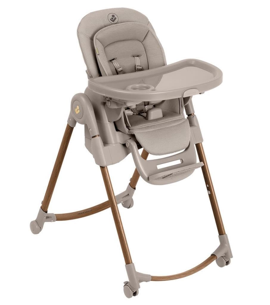 Chaise haute évolutive bébé Minla Plus 2723159110 0-14 ans jusqu'à 60kg plateau pivotant roues pliable 9 hauteurs