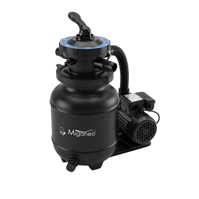 Filtre à sable Miganeo 40385 Dynamic 6500 4,5 m³ 3800 L/h 230V Valve 7 voies piscine