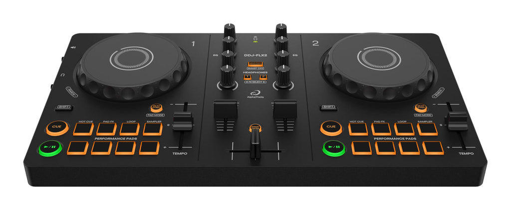 Contrôleur DJ 2 canaux DDJ-FLX2 USB rekordbox djay Serato DJ Lite portable léger
