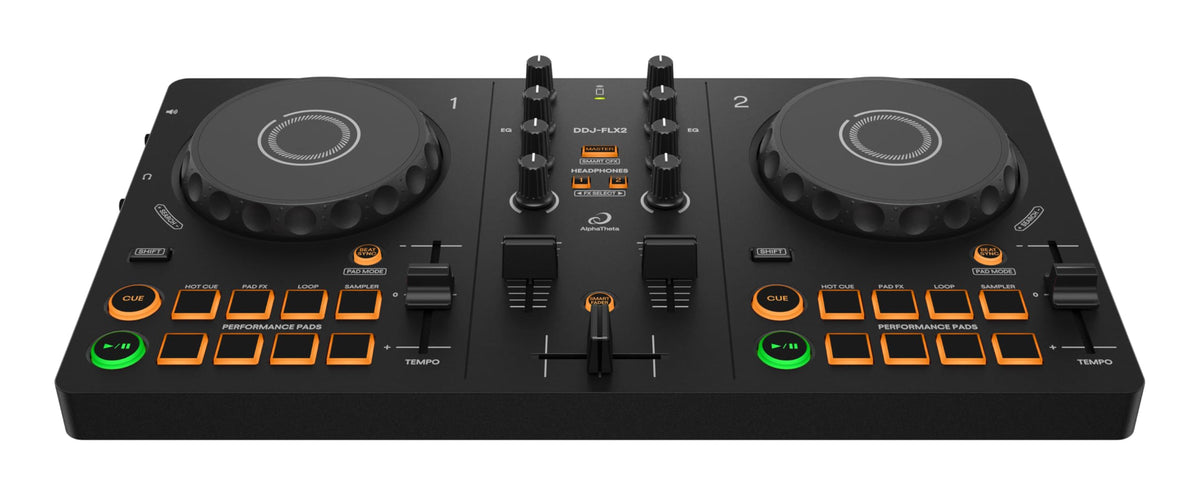 Contrôleur DJ 2 canaux DDJ-FLX2 USB rekordbox djay Serato DJ Lite portable léger