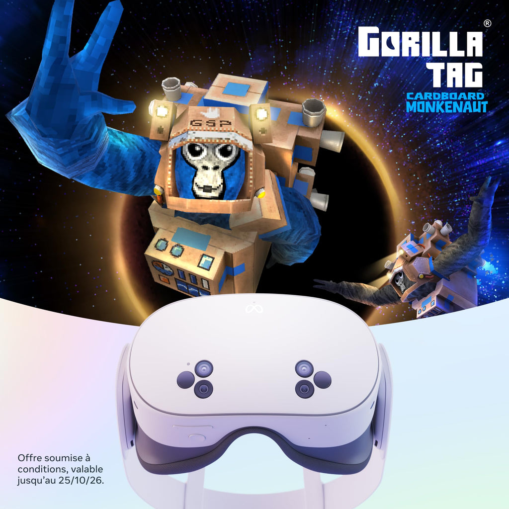 Casque VR sans fil Meta Quest 3S 128 Go réalité virtuelle processeur Snapdragon XR2 Gen 2 8 Go RAM