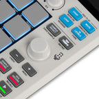 Échantillonneur Portable MPC 16 Pads USB-C Batterie Rechargeable avec Haut-Parleur Microphone pour Séquençage