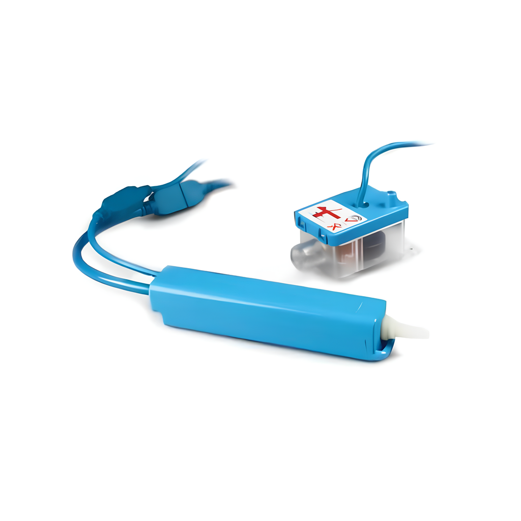 Pompe de relevage condensats climatisation Mini Aqua FP2406 bi bloc 12L/h avec déconnexion rapide moteur 16W