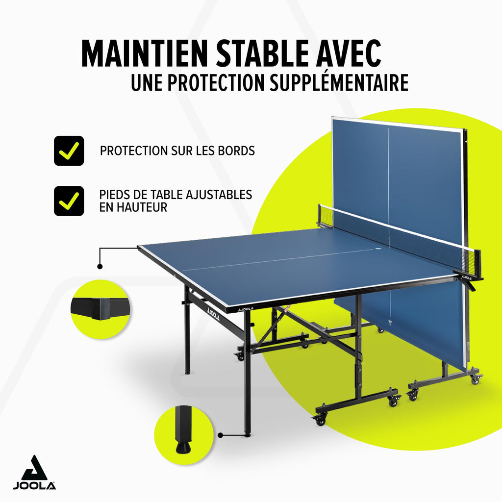 Table de Ping-Pong Indoor Pliable 274 x 152,5 x 76 cm Plateau 12 mm avec Filet Inclus