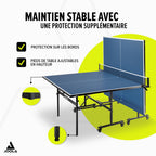 Table de Ping-Pong Indoor Pliable 274 x 152,5 x 76 cm Plateau 12 mm avec Filet Inclus