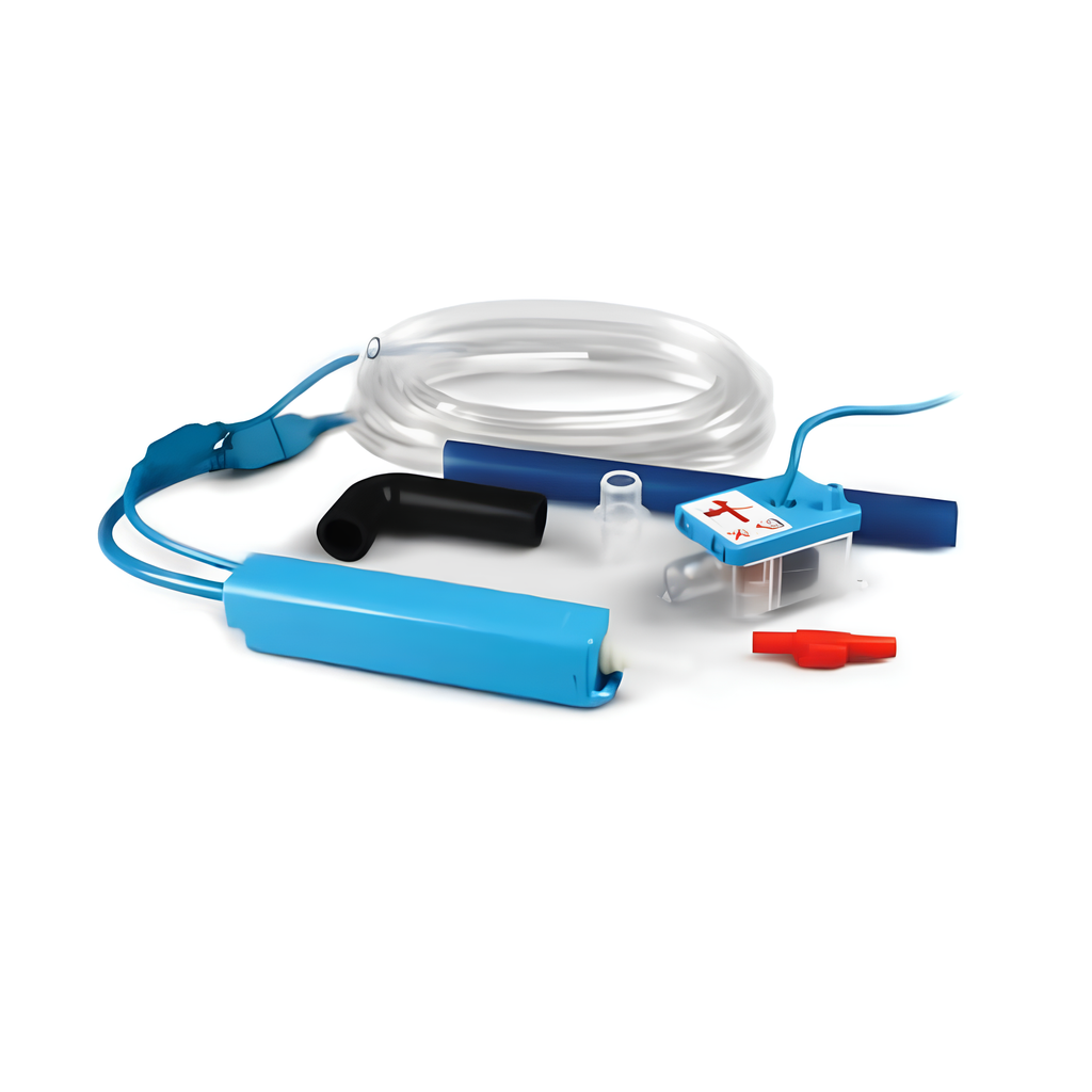 Pompe de relevage condensats climatisation Mini Aqua FP2406 bi bloc 12L/h avec déconnexion rapide moteur 16W
