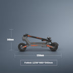 Trottinette électrique G2 adulte pliable 48V 15,6Ah autonomie 55 km pneus tubeless 10 pouces double suspension freins à disque avant arrière