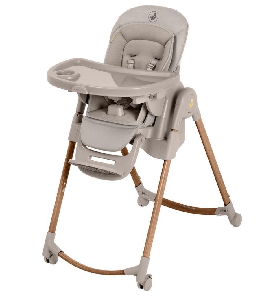 Chaise haute évolutive bébé Minla Plus 2723159110 0-14 ans jusqu'à 60kg plateau pivotant roues pliable 9 hauteurs