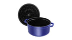 Cocotte en fonte émaillée ronde 26 cm 5 L avec couvercle compatible four induction et lave-vaisselle