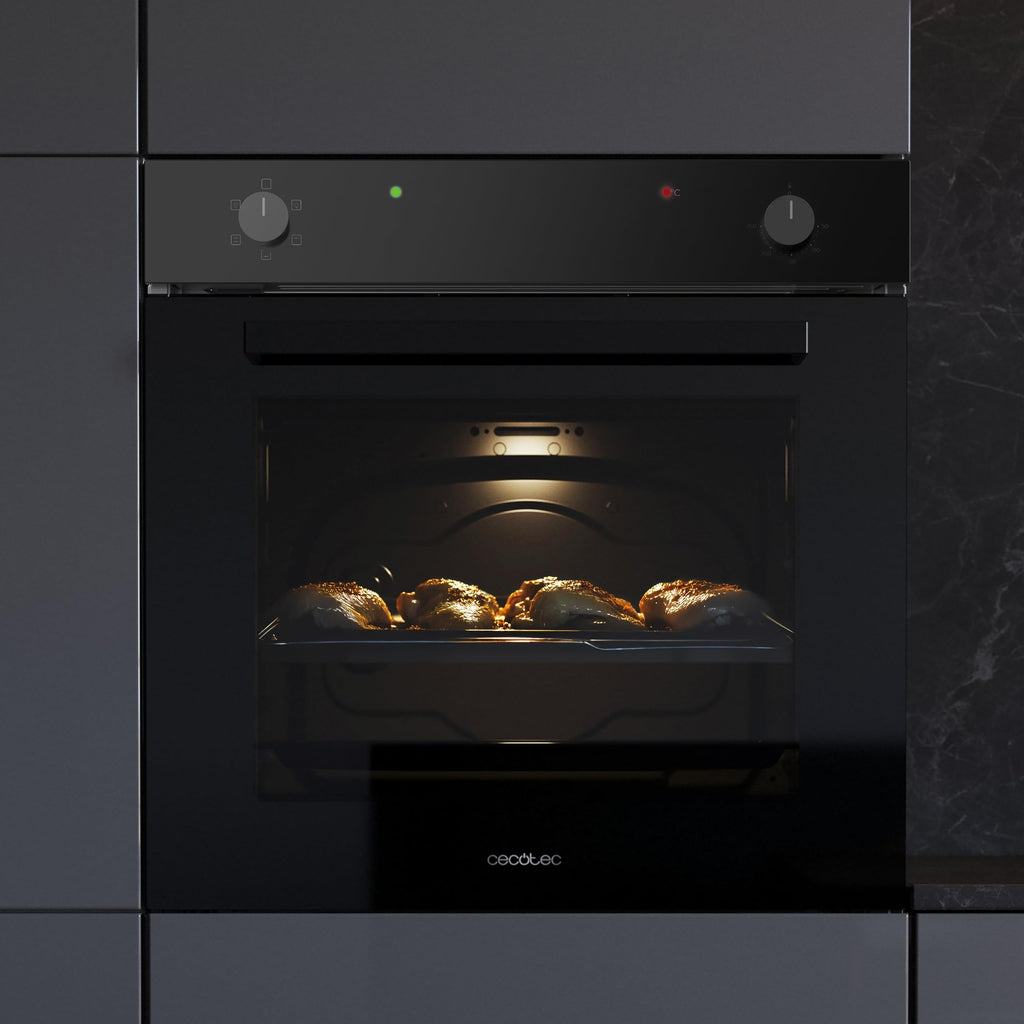 Four encastrable électrique Bolero Hexa C126000 77 L 2800 W convection vapeur Steam Base X2 inox foncé 5 positions
