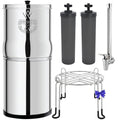 Système de filtration d'eau par gravité Venus 5,6 L en acier inoxydable AISI 304 avec robinet niveau d'eau et filtres O'Pure 2