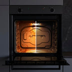 Four encastrable électrique Bolero Hexa C126000 77 L 2800 W convection vapeur Steam Base X2 inox foncé 5 positions