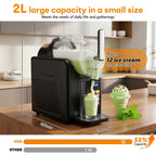 Machine à granité 7-en-1 BS-B3 capacité 2 L avec écran LED programmes slush smoothie milkshake cocktail et nettoyage automatique