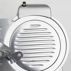 Trancheuse électrique à viande MSX220 220 W avec lame inox 20 cm épaisseur de coupe réglable 0-12 mm aiguiseur intégré et plateau large