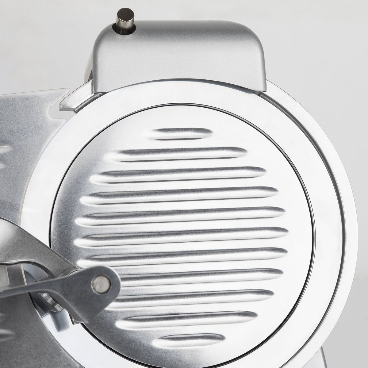 Trancheuse électrique à viande MSX220 220 W avec lame inox 20 cm épaisseur de coupe réglable 0-12 mm aiguiseur intégré et plateau large