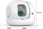 Litière autonettoyante pour chat Pura Max 2 76 L avec contrôle app WiFi 2,4 GHz sécurité XSecure