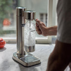 Machine à soda Carbonator 3 avec bouteille d'eau finition acier inoxydable système de gazéification manuelle