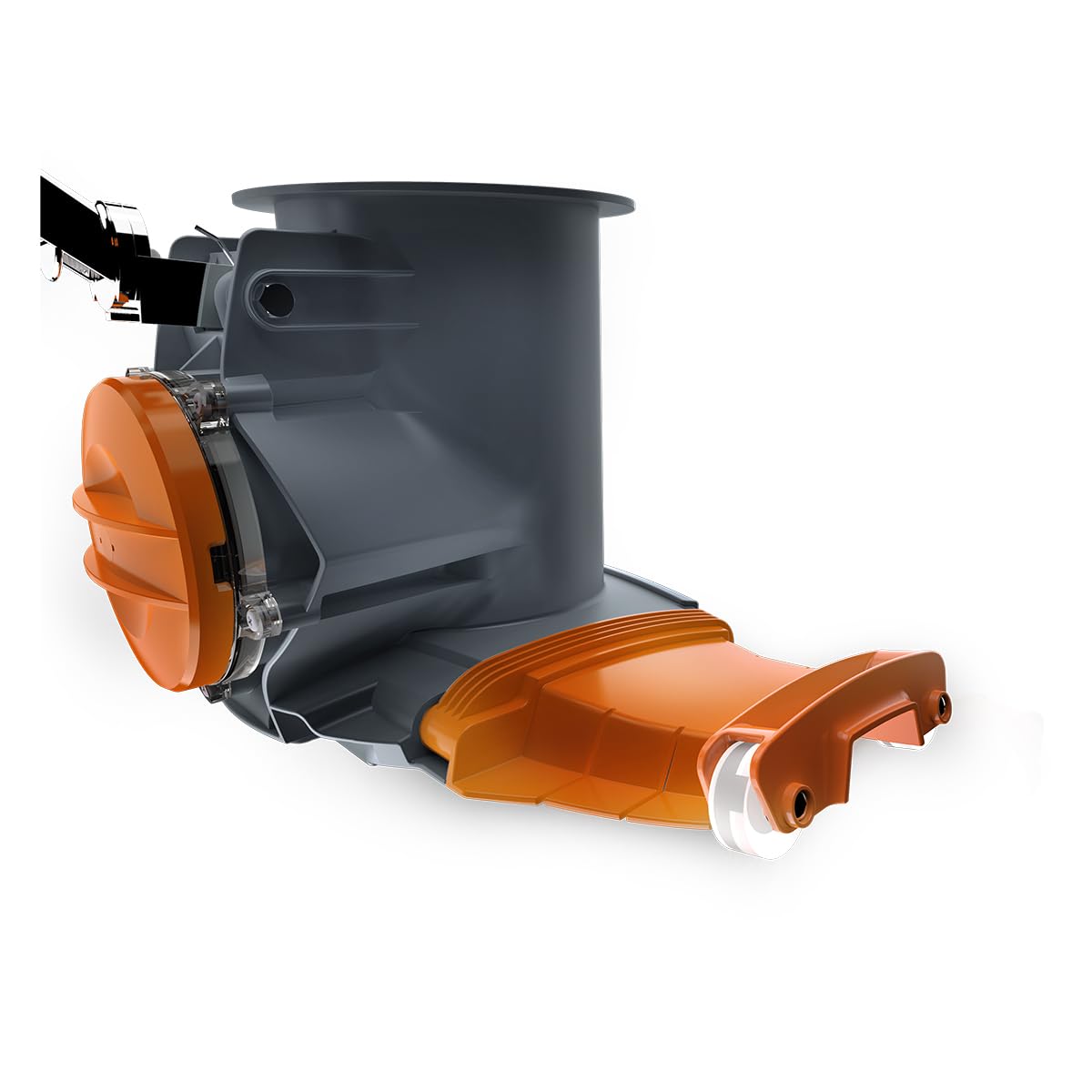 Aspirateur de Piscine Électrique Rechargeable EV104CBX avec Brosses Amovibles LED et Démarrage Automatique