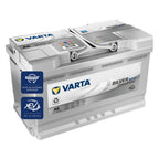 Batterie de démarrage AGM 12V 80Ah 800A Silver Dynamic XEV A6 580901080 pour voiture Start-Stop avec borne SAE