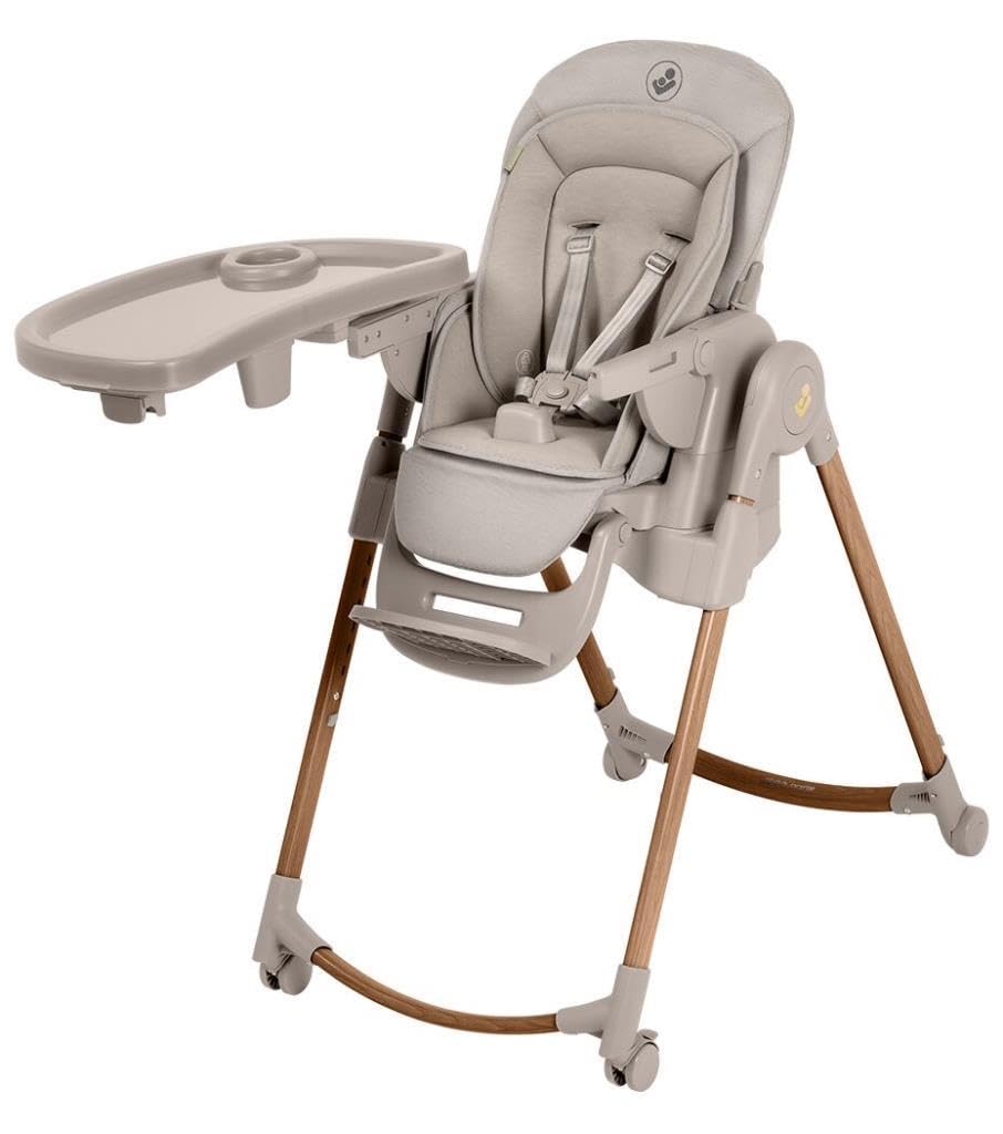 Chaise haute évolutive bébé Minla Plus 2723159110 0-14 ans jusqu'à 60kg plateau pivotant roues pliable 9 hauteurs