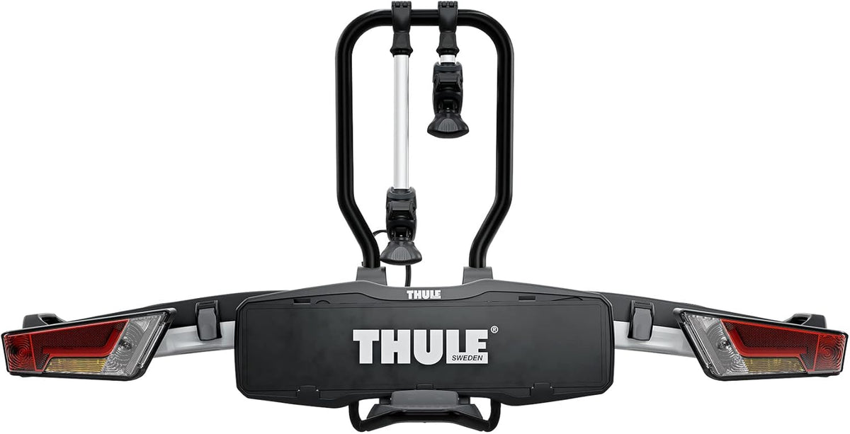 Porte-vélos sur attelage EasyFold XT 2 vélos aluminium pliable charge 60 kg pour vélos électriques et VTT