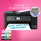 Imprimante Multifonction ET-15000 Réservoirs d’Encre A3+ Wi-Fi Recto Verso Automatique Numérisation Copie Fax ADF 35 Feuilles