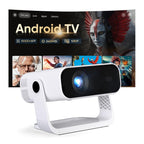 Vidéoprojecteur intelligent 1080P Android 14 4K Wi-Fi 6 Bluetooth 5.2 240 ANSI Focus électrique HDMI USB portable