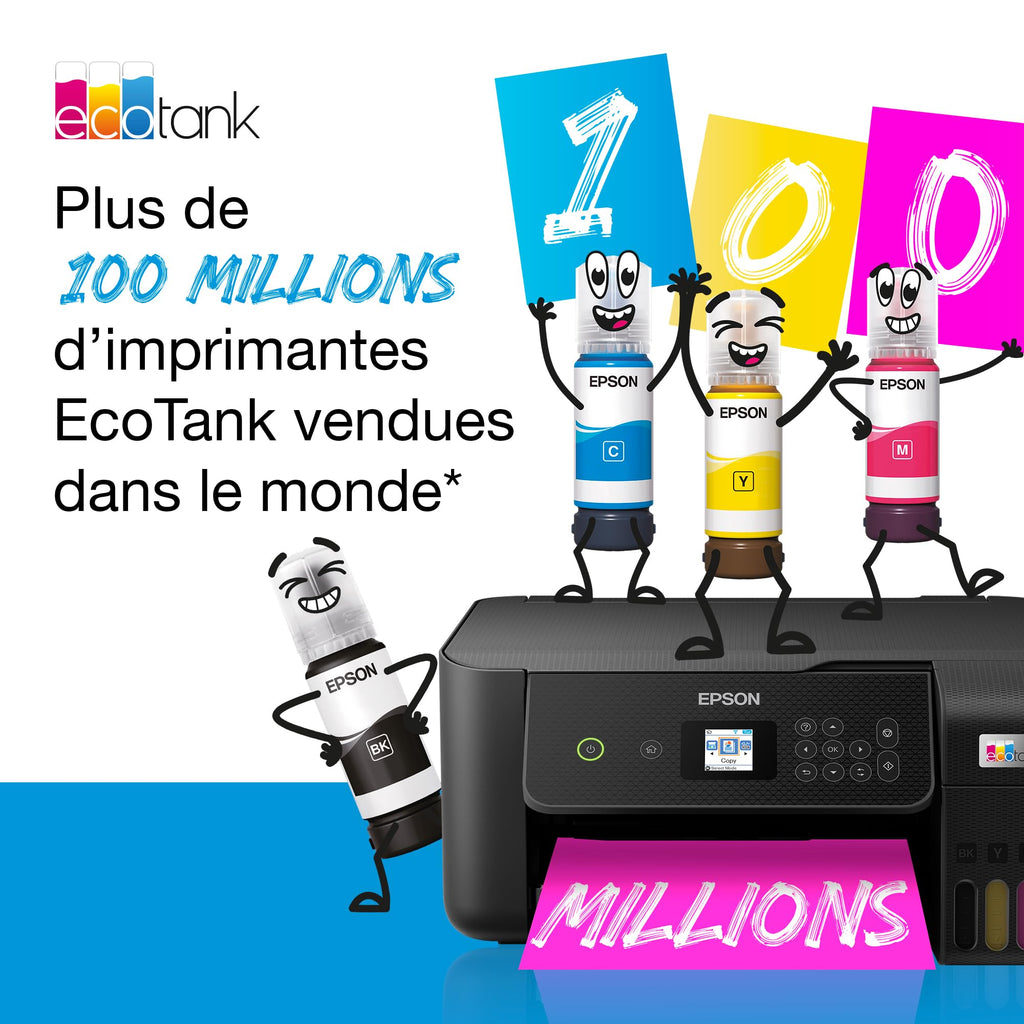 Imprimante Multifonction ET-15000 Réservoirs d’Encre A3+ Wi-Fi Recto Verso Automatique Numérisation Copie Fax ADF 35 Feuilles