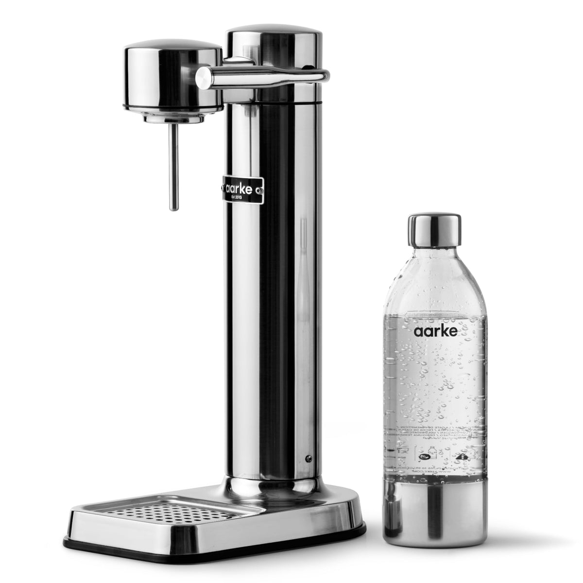Machine à soda Carbonator 3 avec bouteille d'eau finition acier inoxydable système de gazéification manuelle
