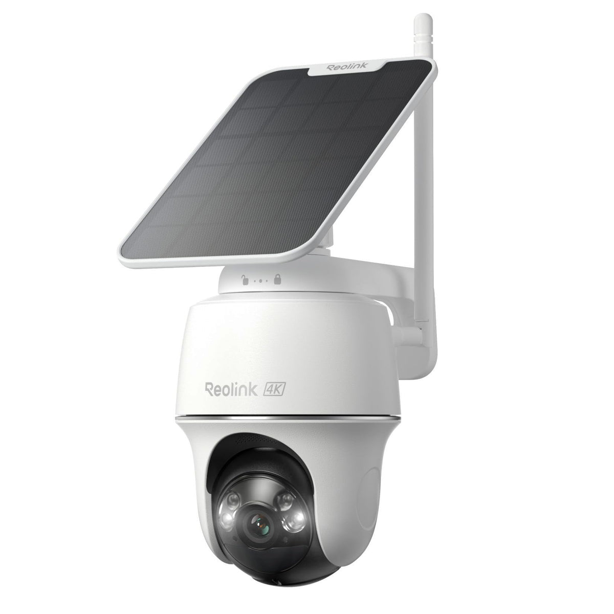 Caméra de Surveillance Extérieure WiFi 6 4K 8MP Argus PT Ultra Solaire PTZ 360° Suivi Automatique Détection IA Vision Nocturne Couleur Batterie