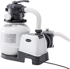 Épurateur de Sable Piscine Hors Sol 7900 l/h pour Piscines jusqu'à 37800 L avec 6 Fonctions