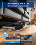 Aspirateur laveur Floor One i5 Stretch 20kPa sans fil batterie avec nettoyage des bords double côté position inclinable 180° pour sols durs