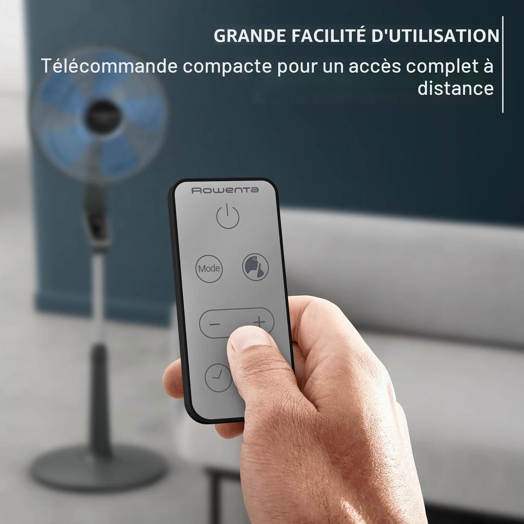 Ventilateur sur pied Turbo Silence Extreme VU5677 10 vitesses 60 m³/min télécommande oscillation 120° minuterie 12 h